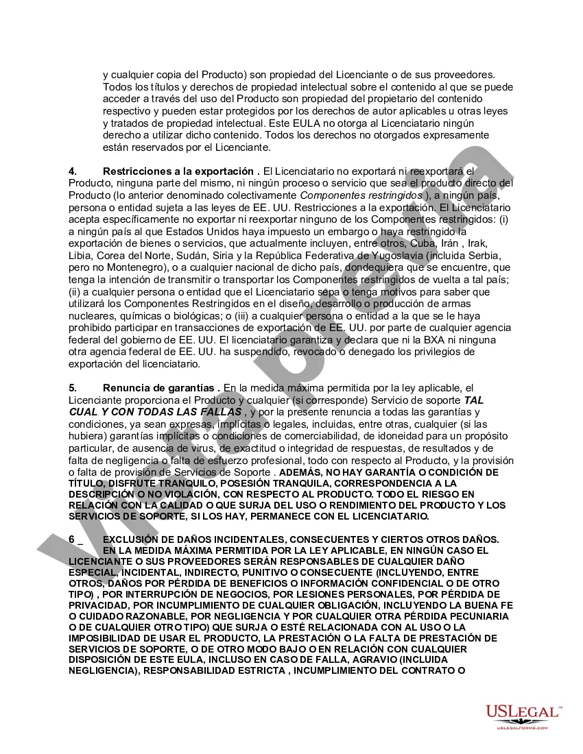 Get Acuerdo de licencia de usuario final para el software de firma digital Preview Acuerdo de licencia de usuario final para el software de firma digital