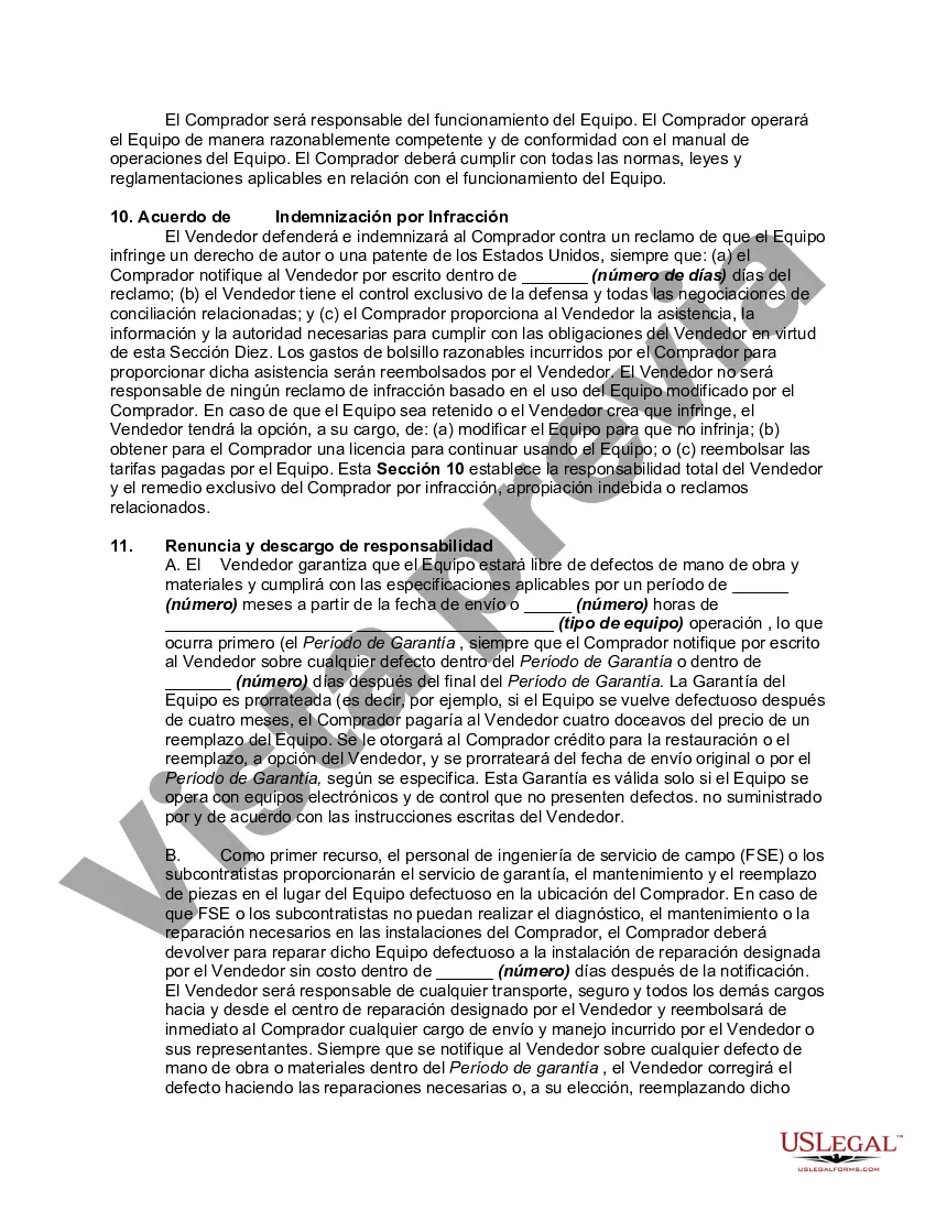 Preview Acuerdo de Venta de Equipos y Software Relacionado
