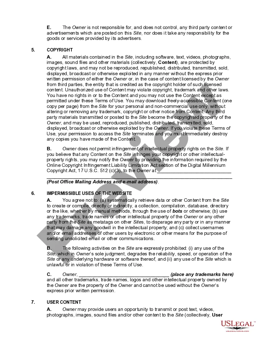 Get Terms of Use for Online Classified and Online Advertising Services - Privacy Policy and Intellectual Property Use Preview Terms of Use for Online Classified and Online Advertising Services - Privacy Policy and Intellectual Property Use