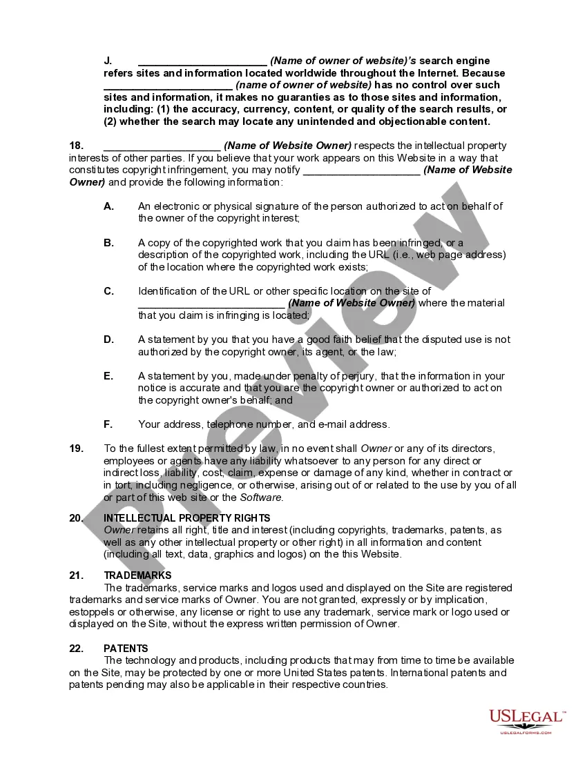 Get Terms of Use for Online Classified and Online Advertising Services - Privacy Policy and Intellectual Property Use Preview Terms of Use for Online Classified and Online Advertising Services - Privacy Policy and Intellectual Property Use