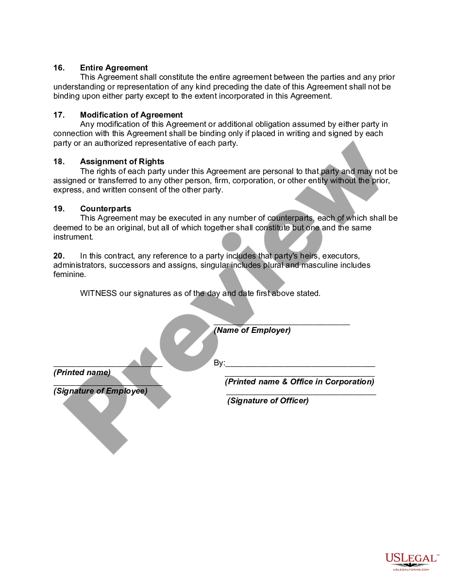 page 3 Employment Agreement with Graphic Designer to do Graphic Design and Animation preview