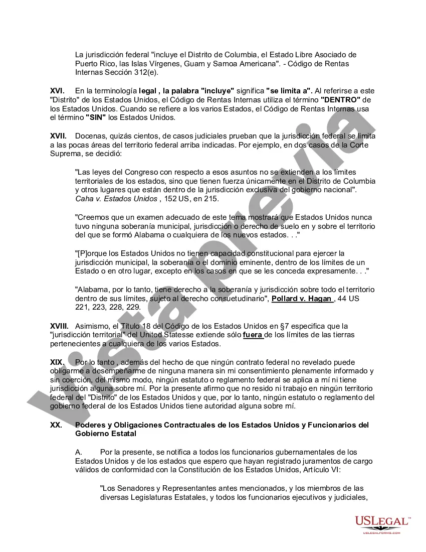 Preview Declaración Jurada de Veracidad Comercial