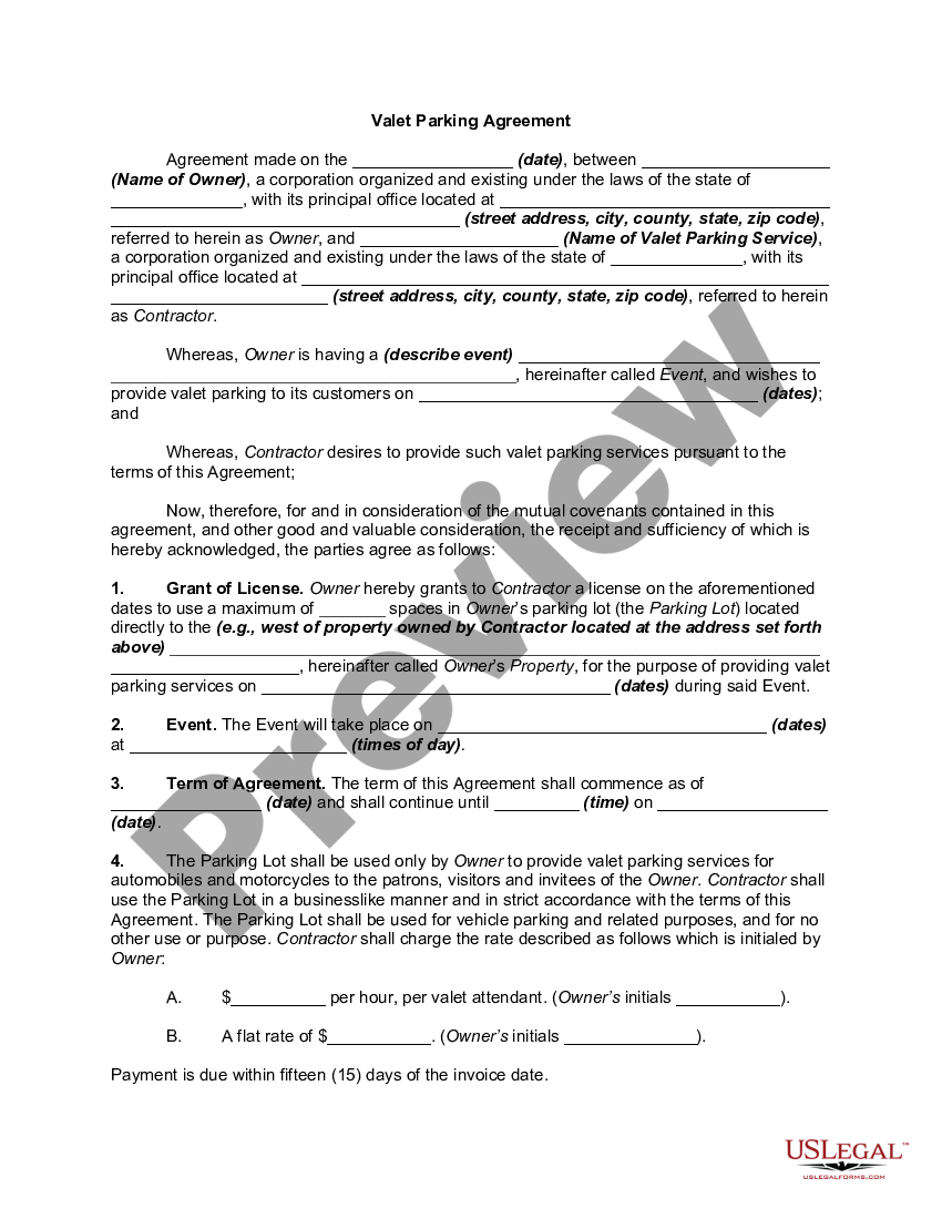 Trash Valet Proposal Template