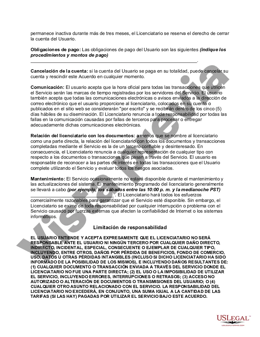 Get Acuerdo de términos de uso en relación con el servicio de firma digital Preview Acuerdo de términos de uso en relación con el servicio de firma digital