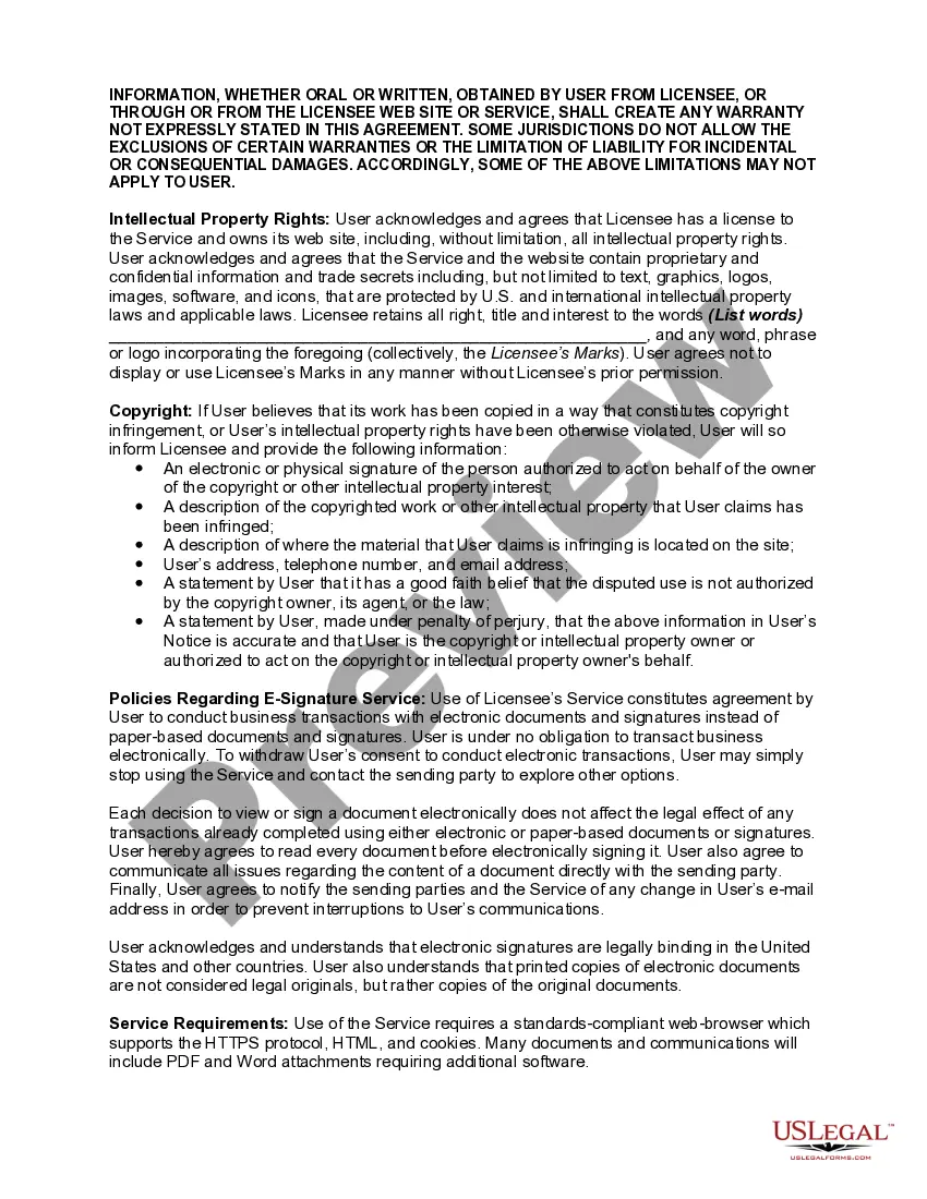 Get Agreement to Terms of Use in Connection with Digital Signature Service Preview Agreement to Terms of Use in Connection with Digital Signature Service