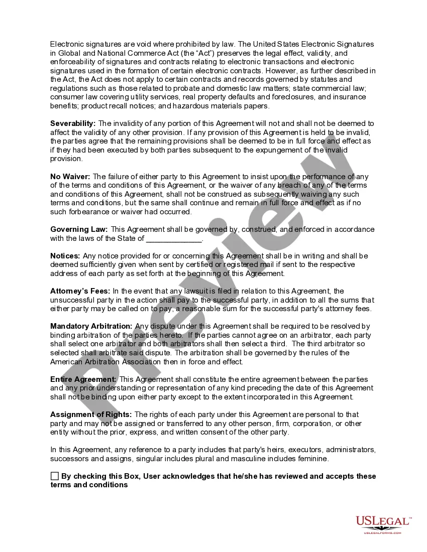 Get Agreement to Terms of Use in Connection with Digital Signature Service Preview Agreement to Terms of Use in Connection with Digital Signature Service