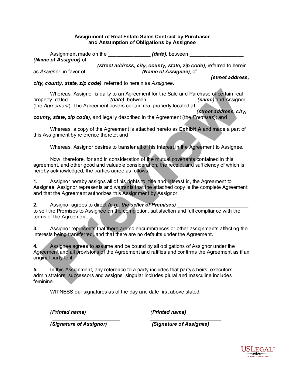 florida assignment of real estate contract