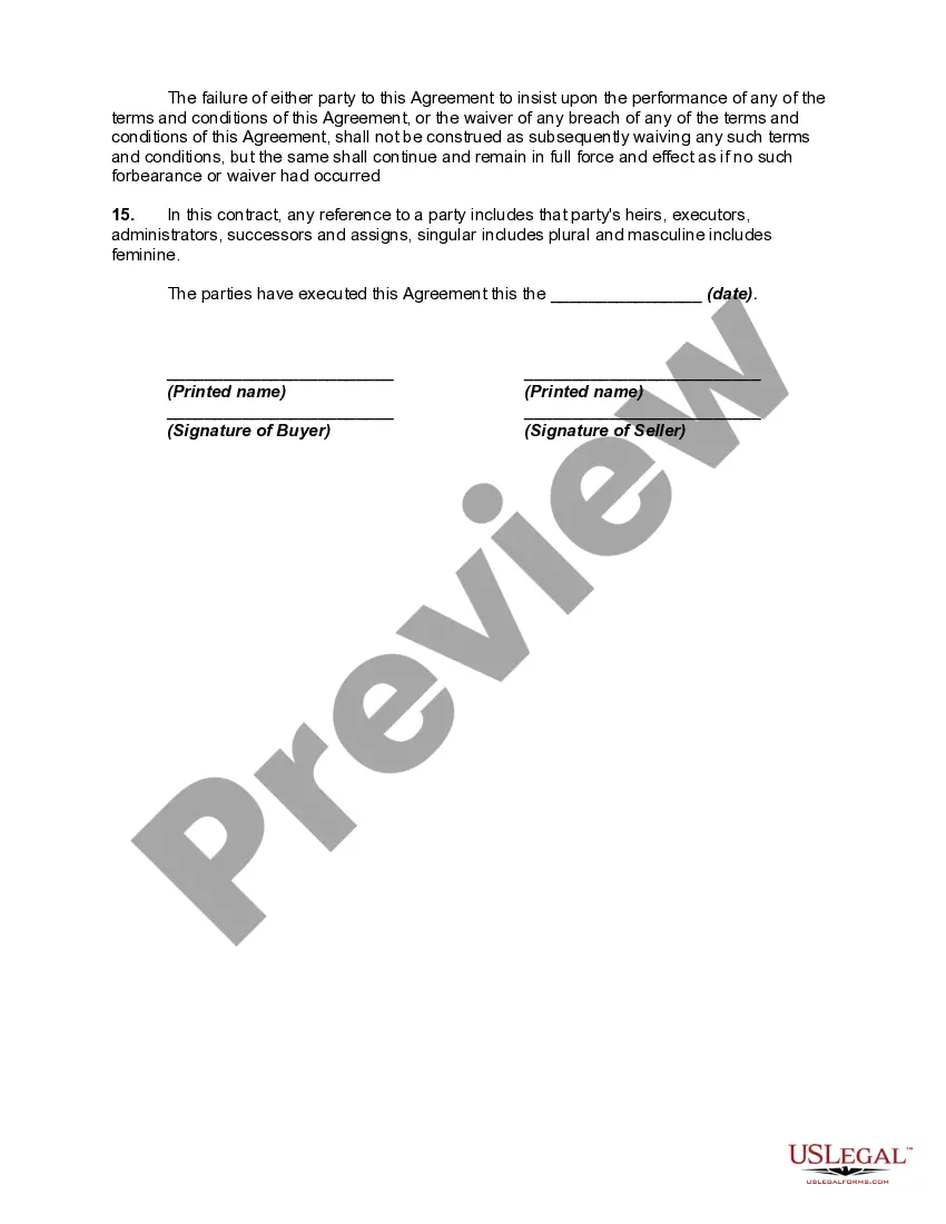 Get Conditional Sales Agreement of Automobile between Individuals and Assumption of Outstanding Indebtedness Preview Conditional Sales Agreement of Automobile between Individuals and Assumption of Outstanding Indebtedness