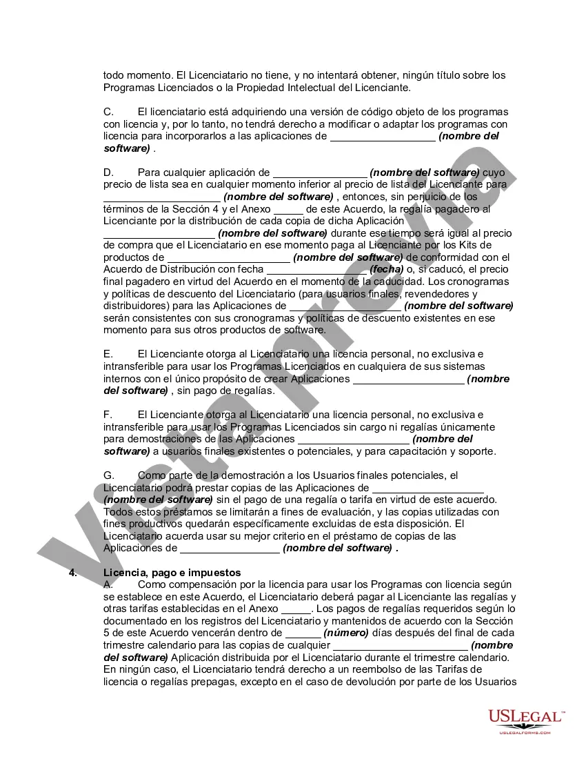 Preview Acuerdo de licencia de software