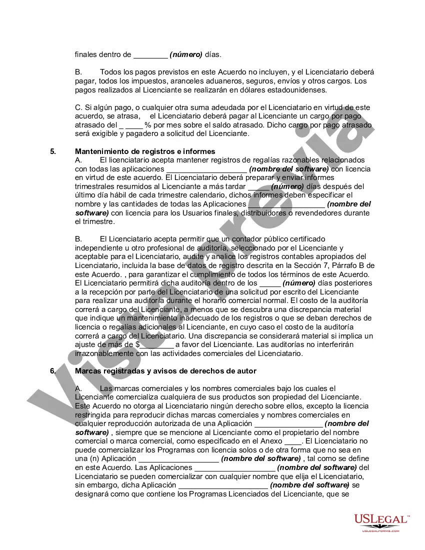 Preview Acuerdo de licencia de software