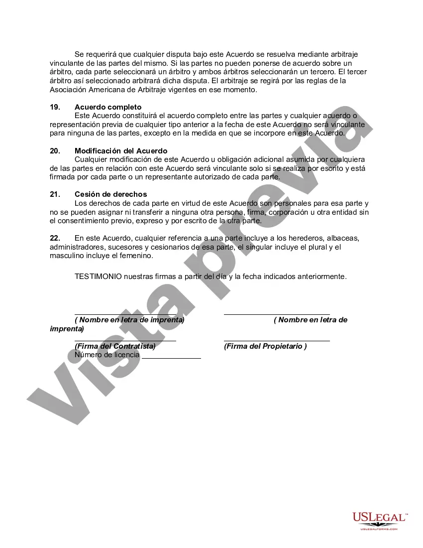 Preview Acuerdo de Paisajismo para Cortar y Quitar Follaje, Erosión de Relleno y Asuntos Relacionados