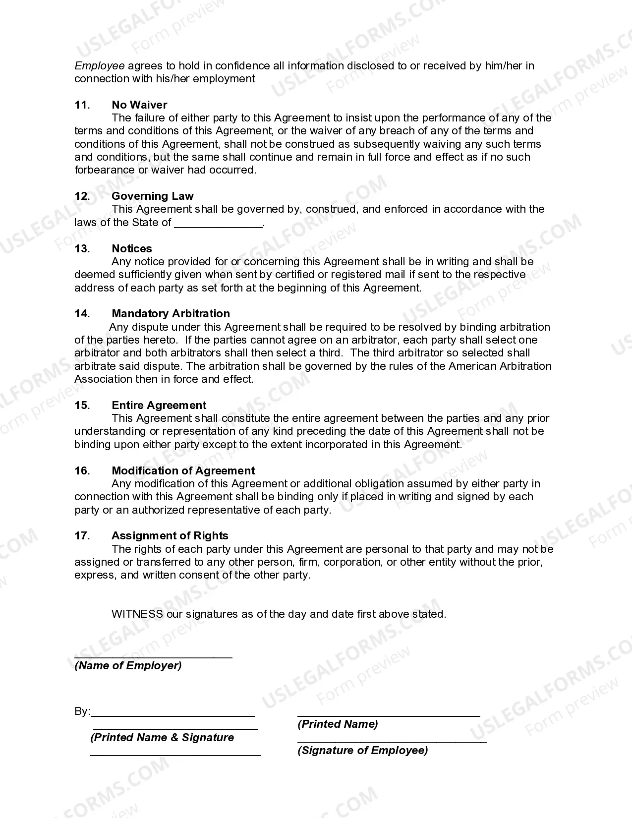 Preview Physician's Assistant Employment Agreement