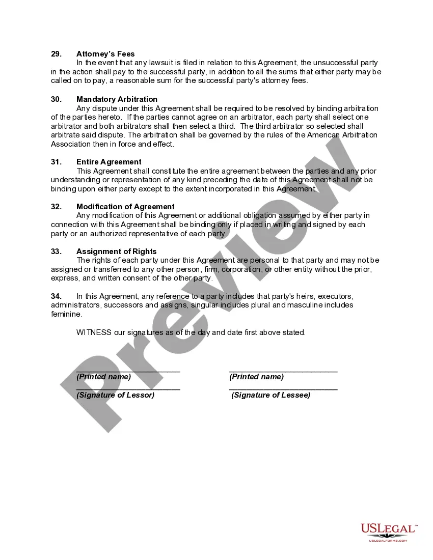 Get Detailed Personal Property Lease with Option to Purchase Preview Detailed Personal Property Lease with Option to Purchase