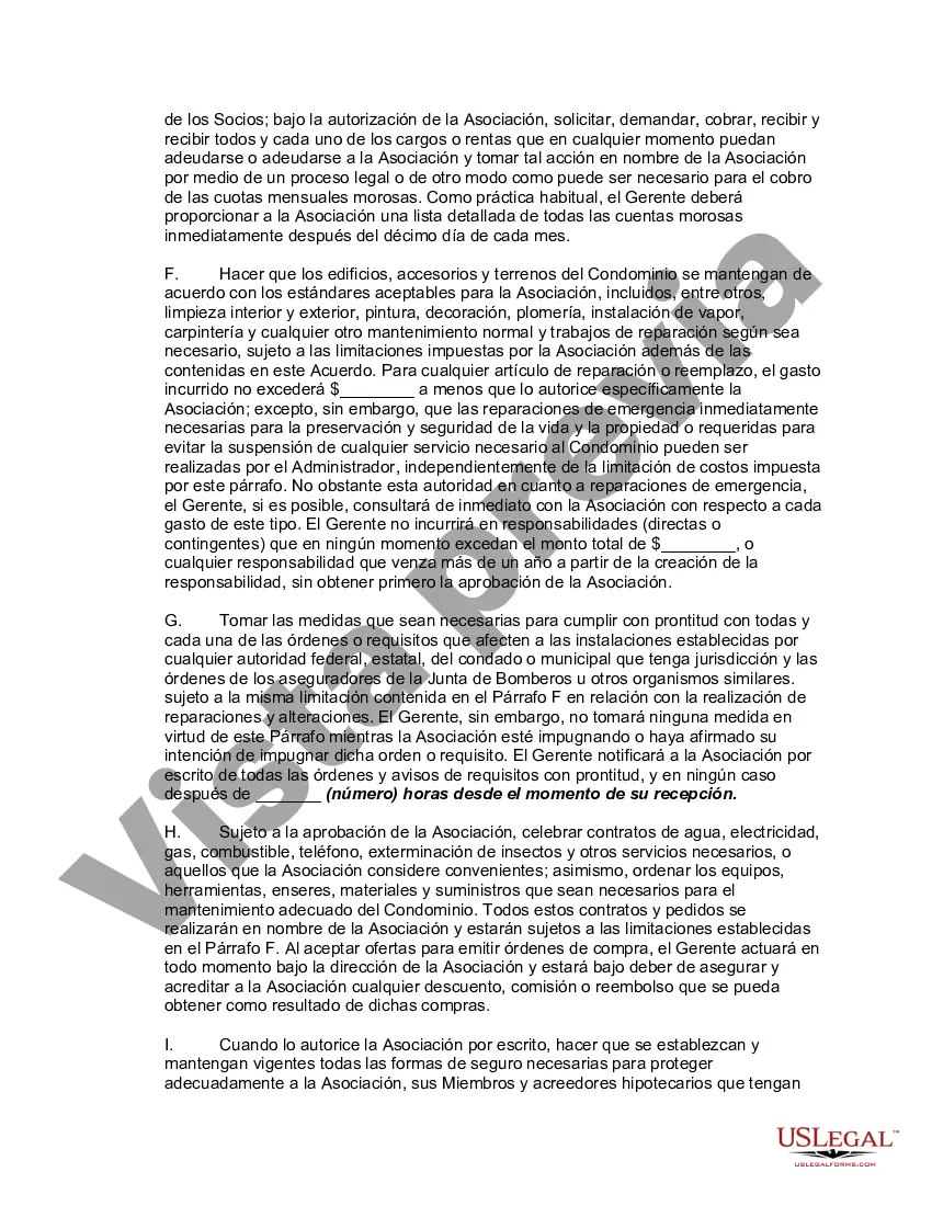 Preview Acuerdo para Administrar Conjunto de Condominios