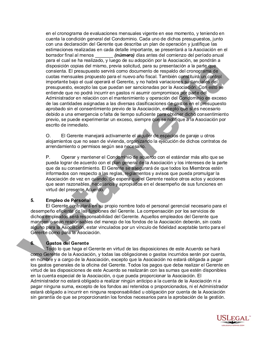 Preview Acuerdo para Administrar Conjunto de Condominios