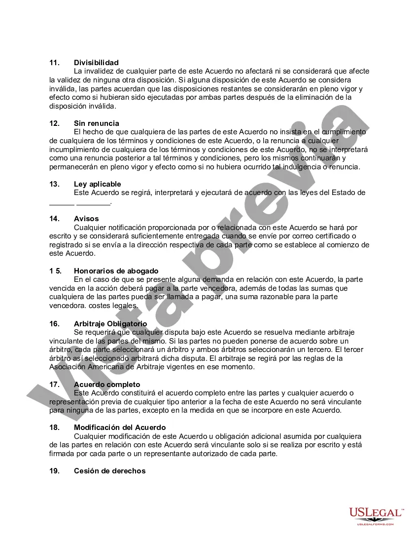 Preview Acuerdo para Administrar Conjunto de Condominios