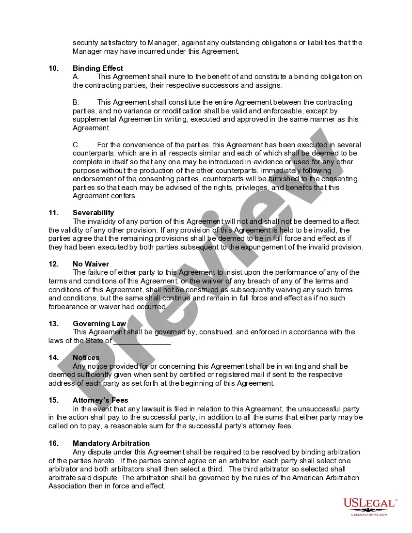 Get Agreement to Manage Condominium Complex Preview Agreement to Manage Condominium Complex