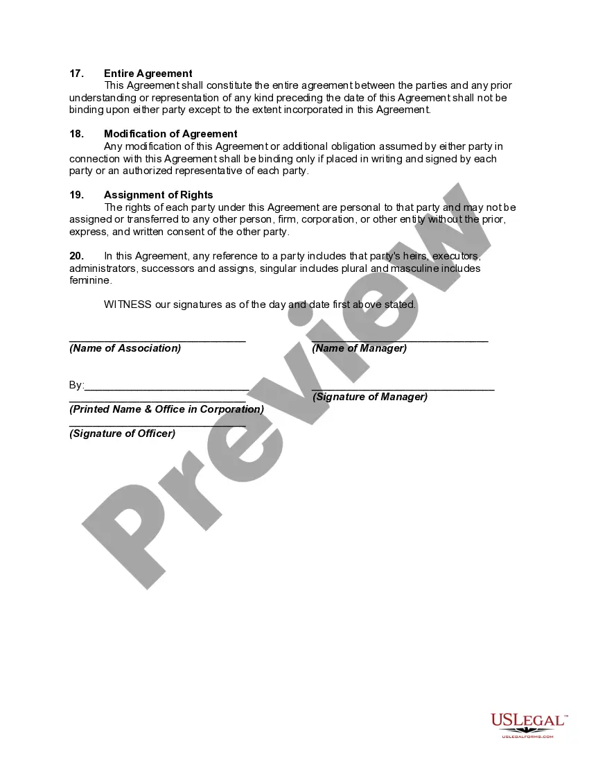 Get Agreement to Manage Condominium Complex Preview Agreement to Manage Condominium Complex