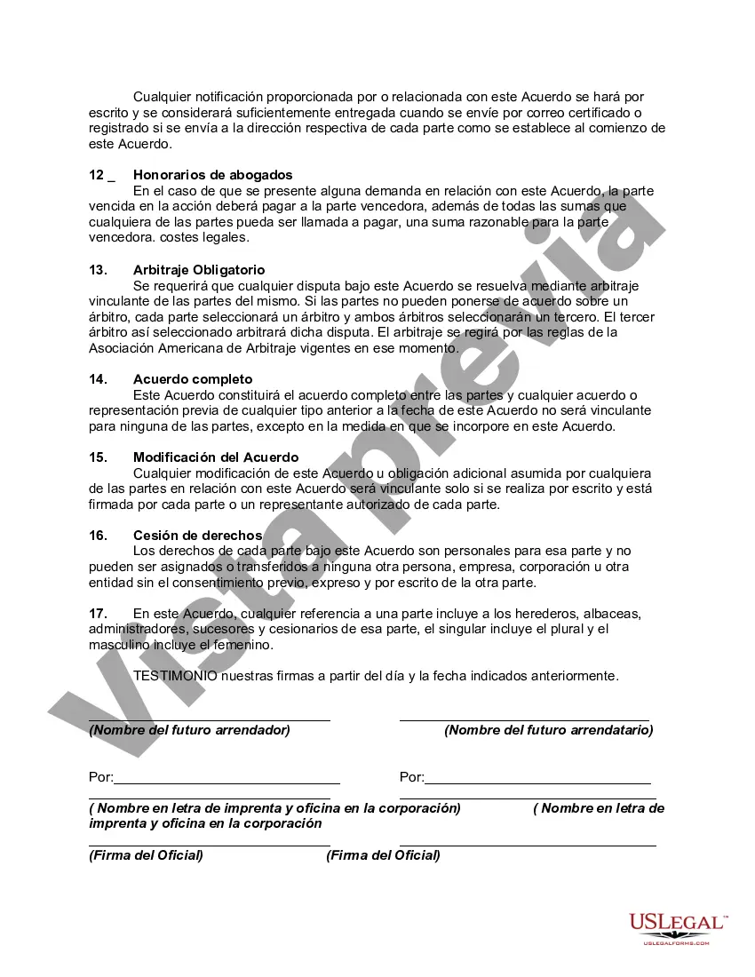 Preview Contrato de Arrendamiento de Propiedad Comercial con Edificio en la Propiedad que Construirá el Arrendador Demolición del Edificio Actual