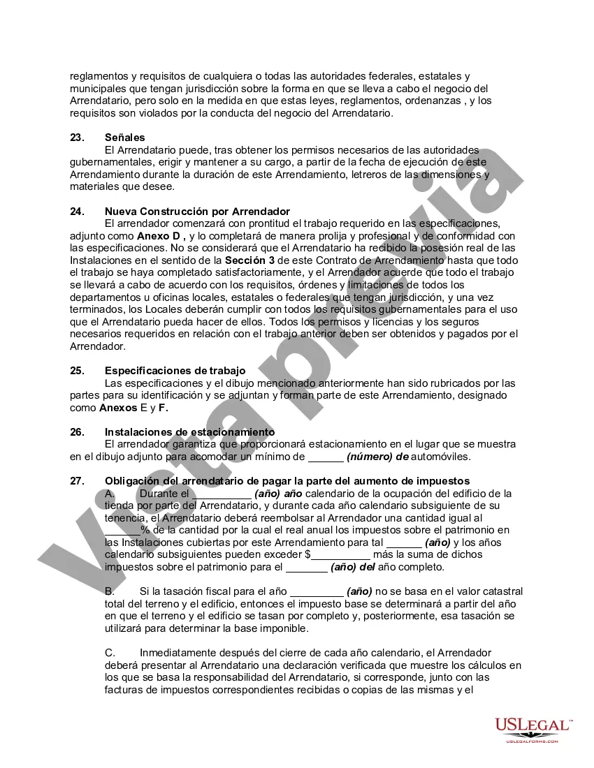 Preview Arrendamiento de Edificio Comercial con Arrendador para Construir Edificio