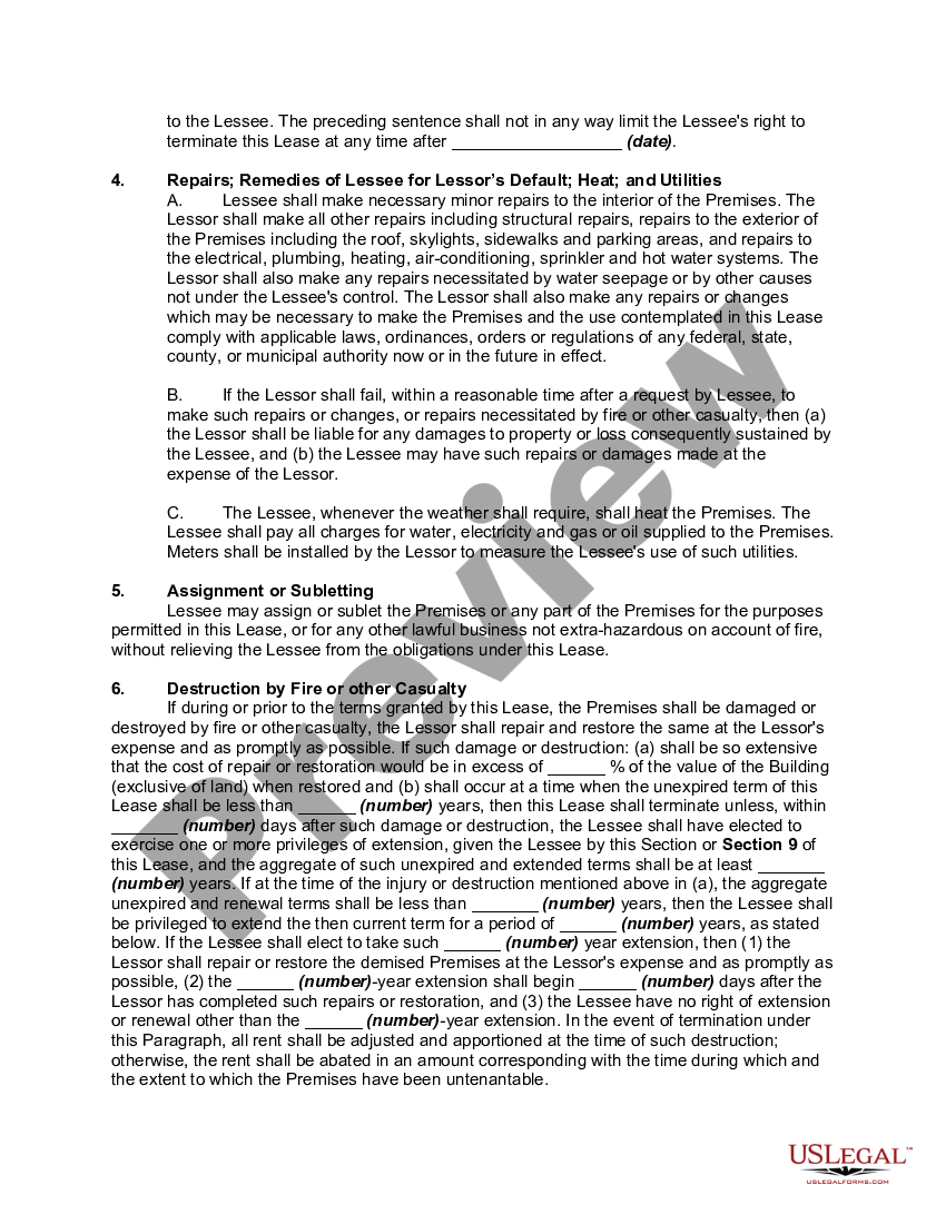 Guam Lease Of Commercial Building With Lessor To Construct Building 