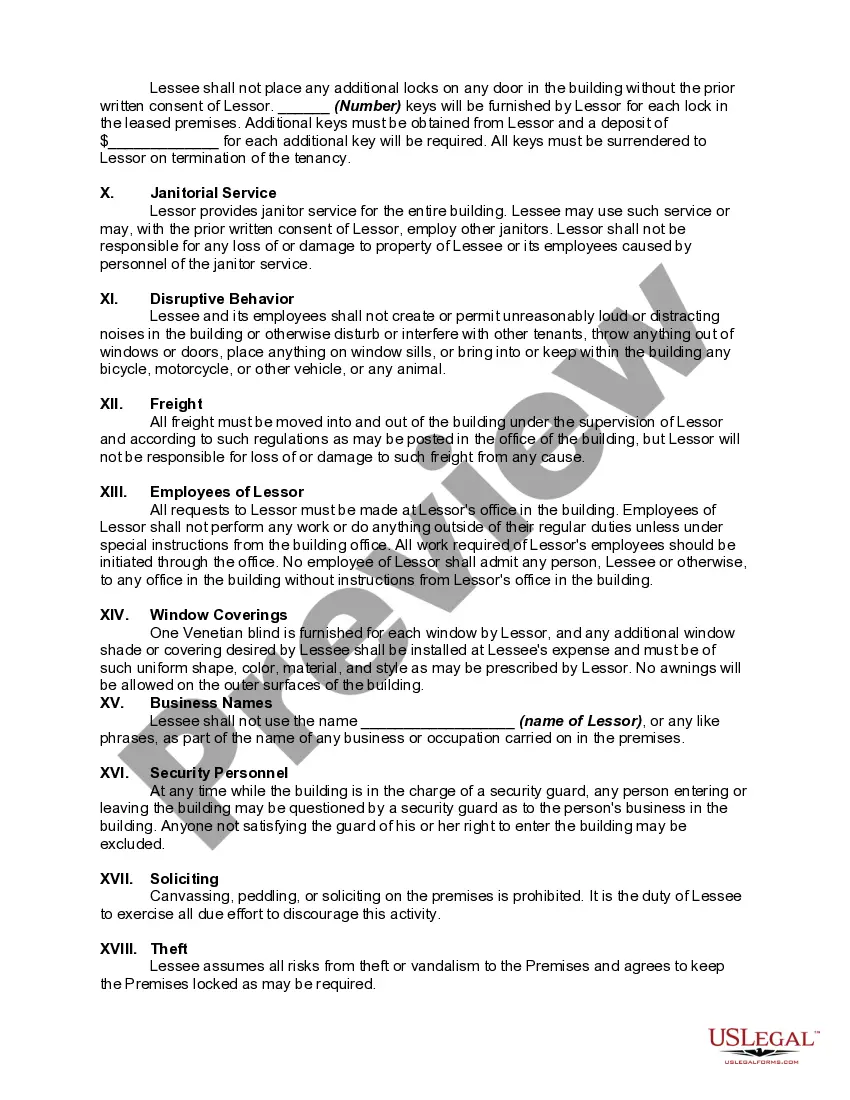 Get Rules and Regulations for Tenants of Office Space Preview Rules and Regulations for Tenants of Office Space