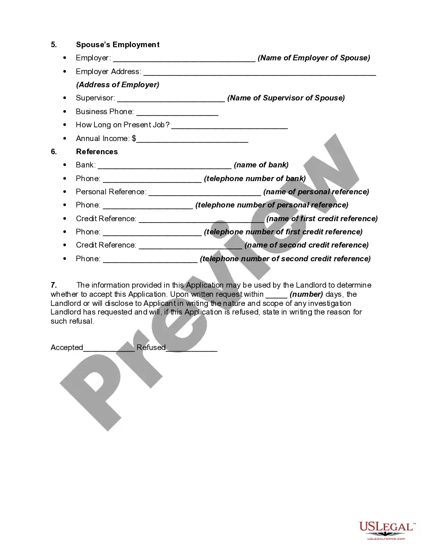 Get Application to Lease an Apartment with Payment of First Month's Rent as Deposit Preview Application to Lease an Apartment with Payment of First Month's Rent as Deposit