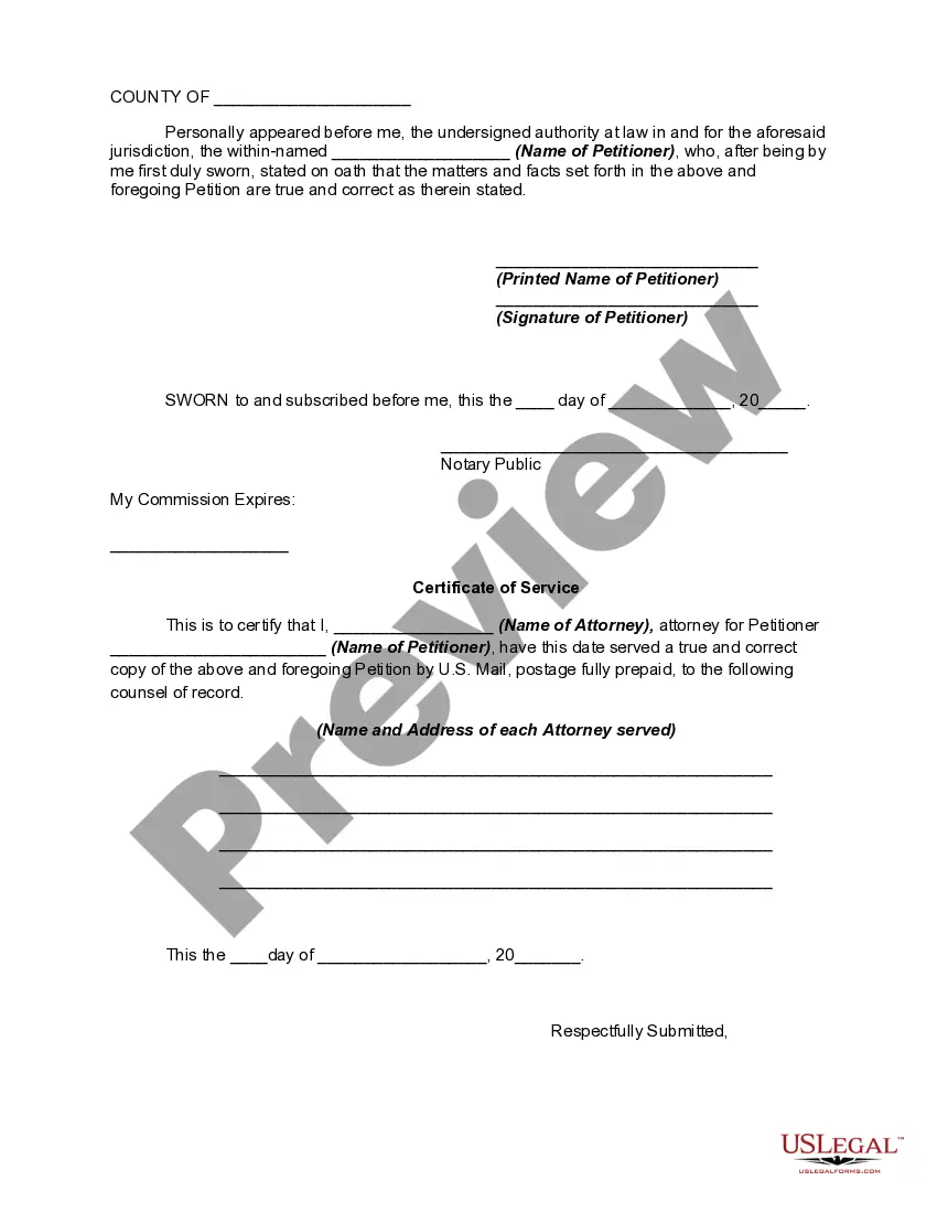 Preview Petition of Creditor of an Estate of a Decedent for Distribution of the Remaining Assets of the Estate