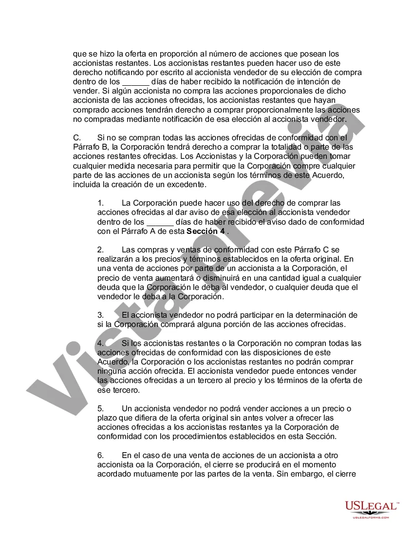 Preview Acuerdo de Compra-Venta entre Accionistas de Sociedad Anónima Cerrada