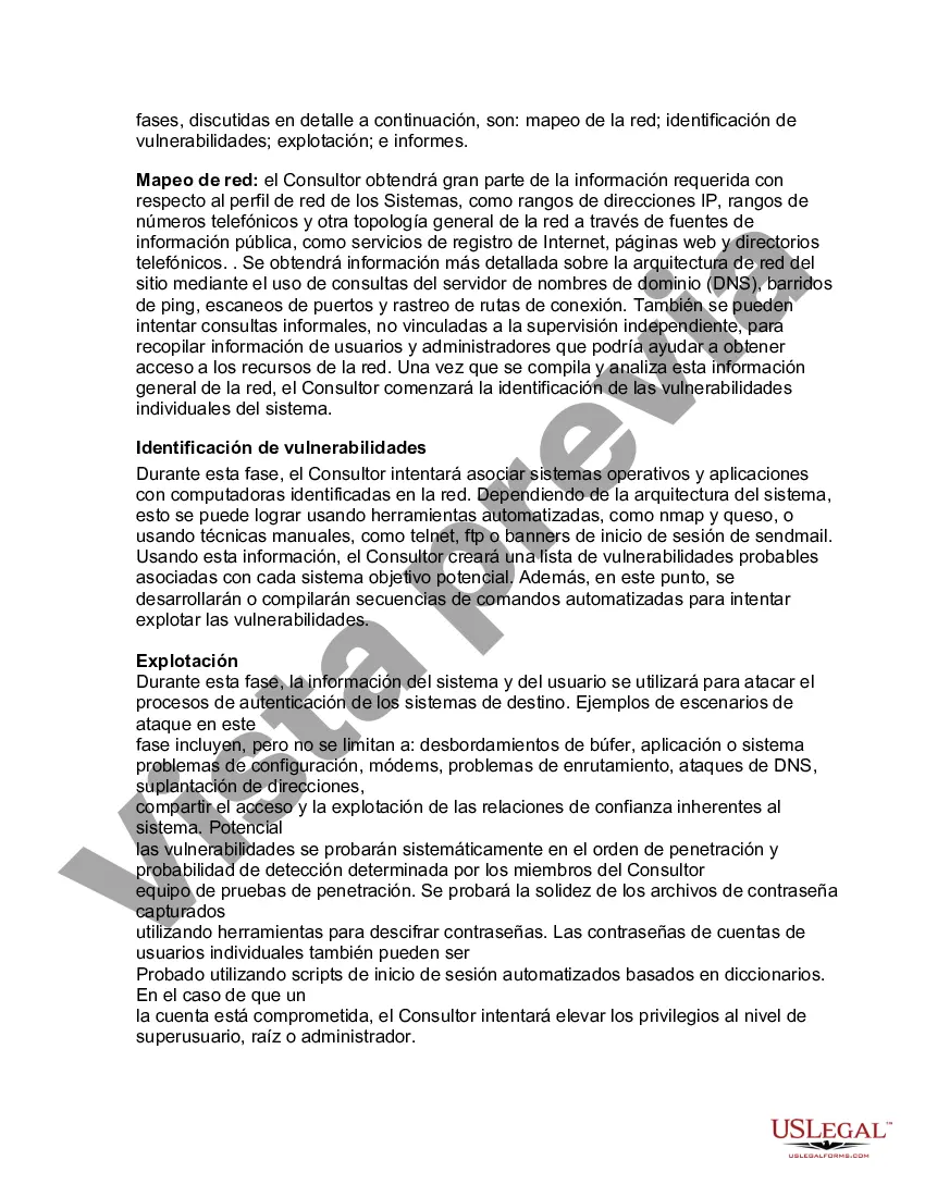 Preview Acuerdo de piratería ética para la seguridad de redes externas: prueba de penetración no anunciada