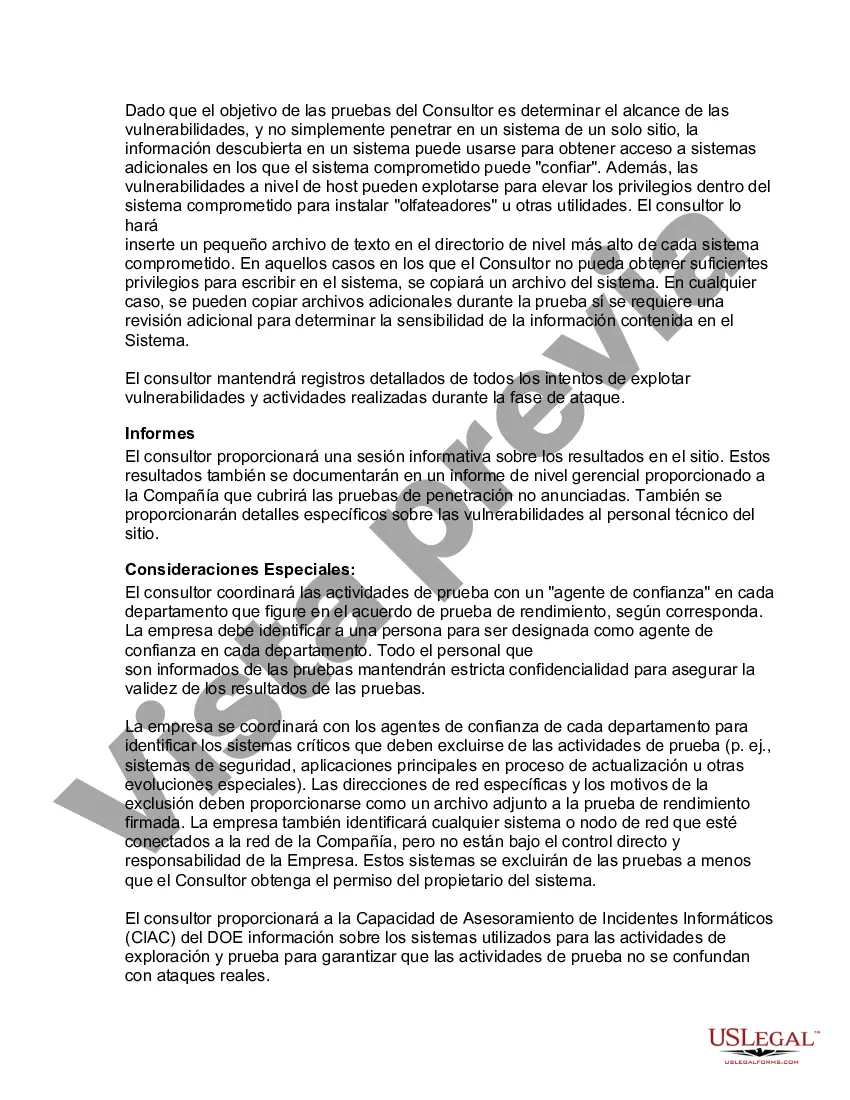 Preview Acuerdo de piratería ética para la seguridad de redes externas: prueba de penetración no anunciada
