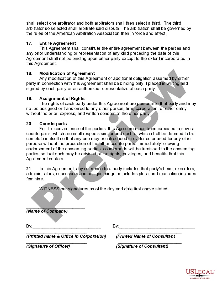 Get Agreement with Consultant to Provide Software Support Services Preview Agreement with Consultant to Provide Software Support Services