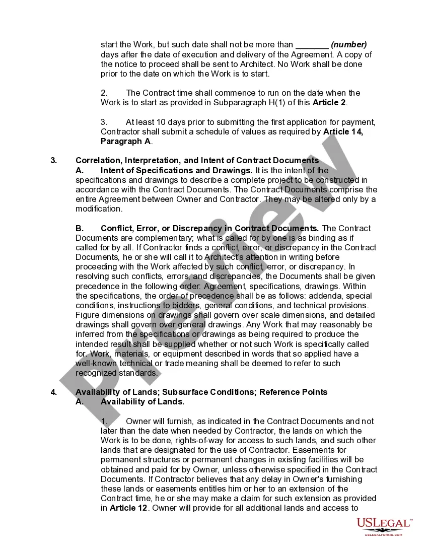 Get Contract for Construction of a Building with Architect to be Owner's Representative during the Construction Period Preview Contract for Construction of a Building with Architect to be Owner's Representative during the Construction Period