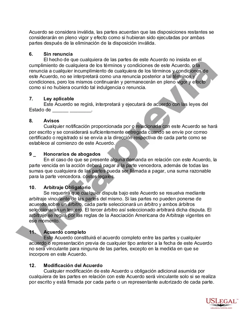 Preview Acuerdo de mantenimiento y soporte técnico de software