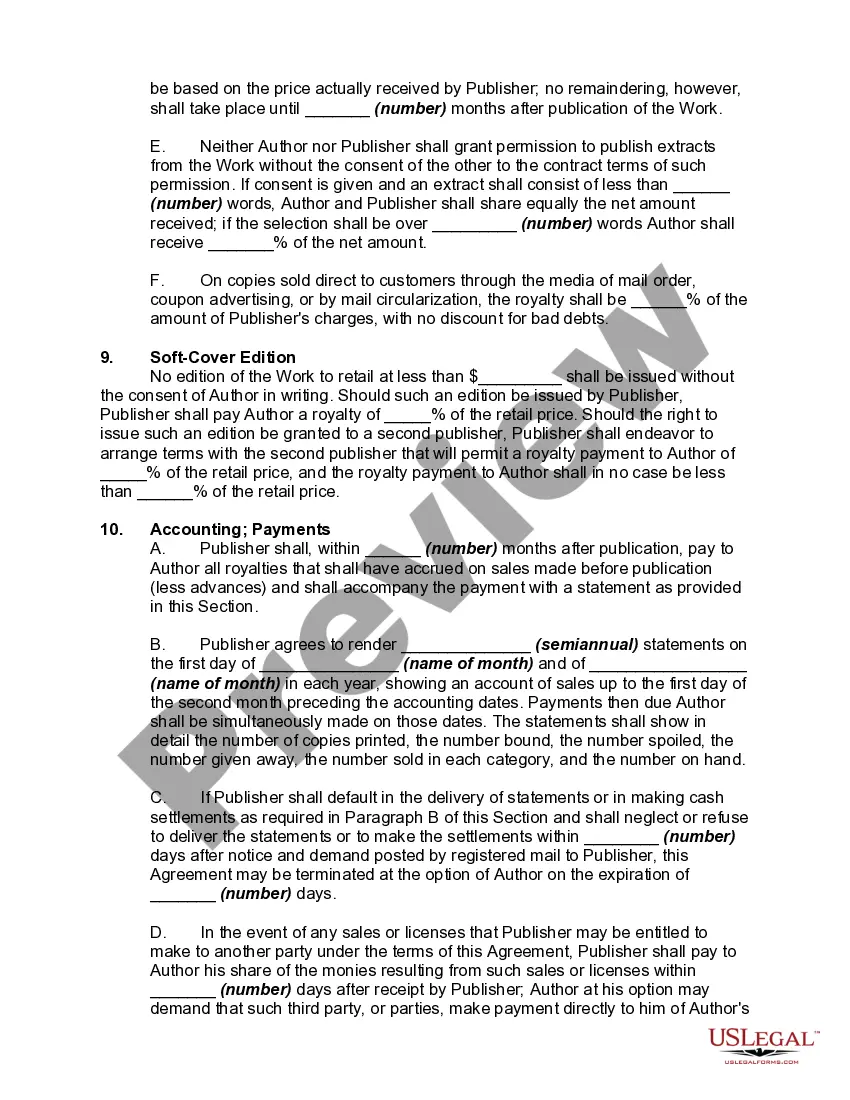 Get Book Publishing Contract Preview Book Publishing Contract