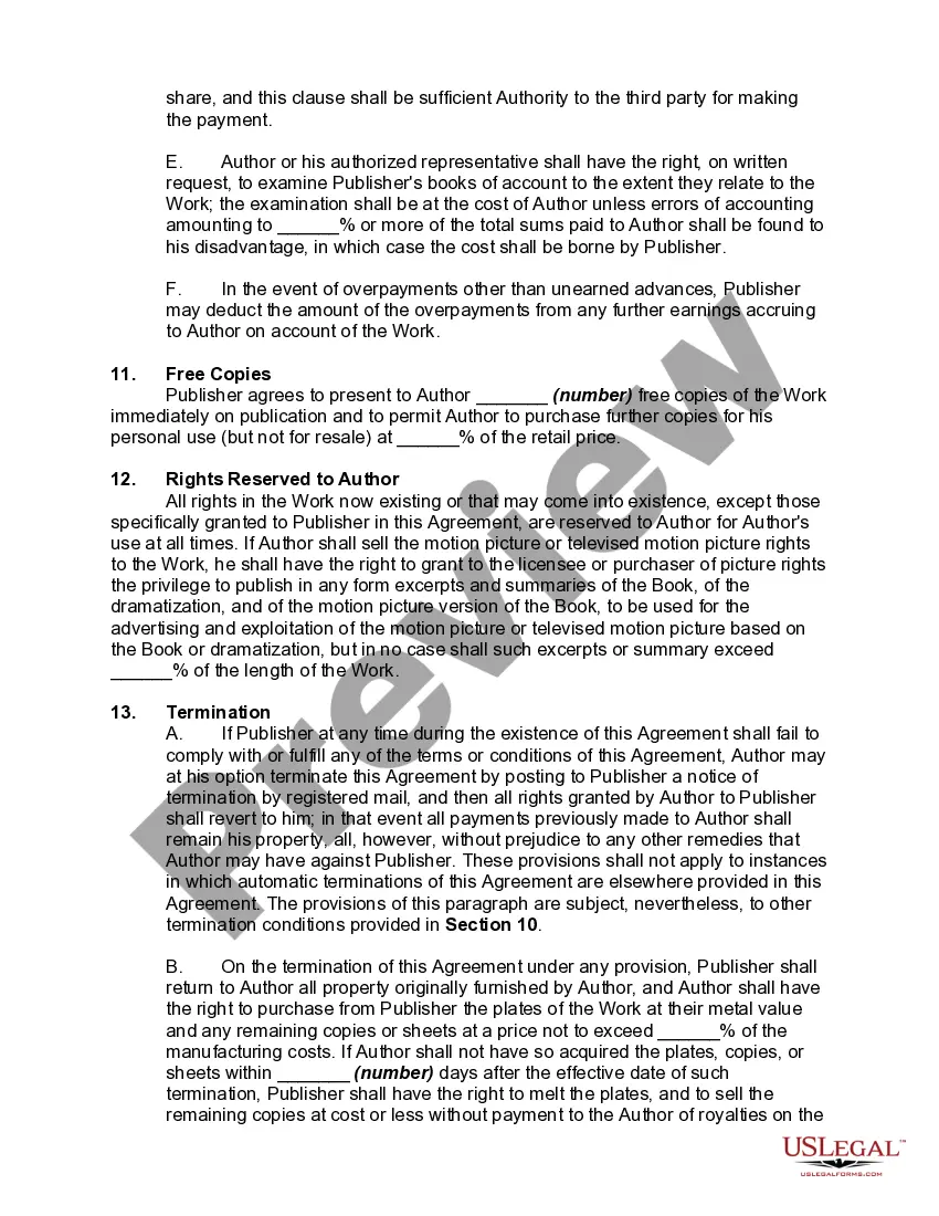 Get Book Publishing Contract Preview Book Publishing Contract