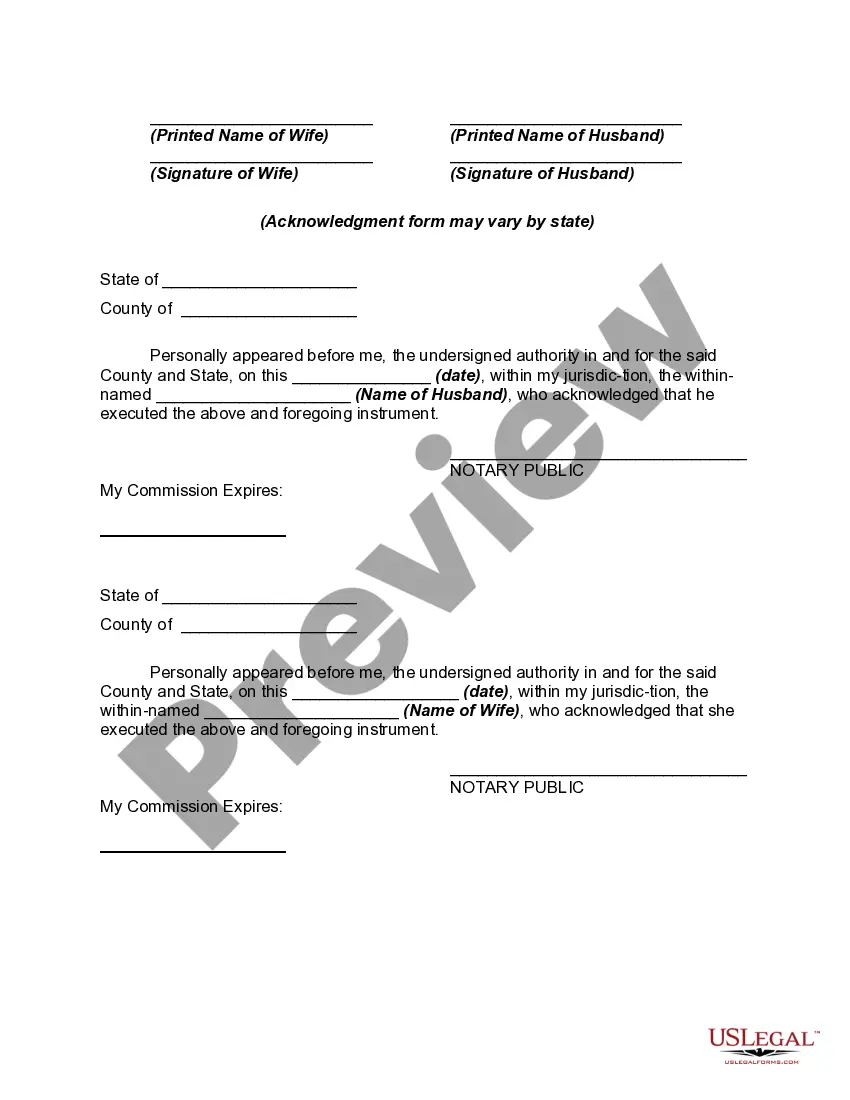 Preview Antenuptial or Prenuptial Agreement with Release of Rights of Husband in Property of Wife