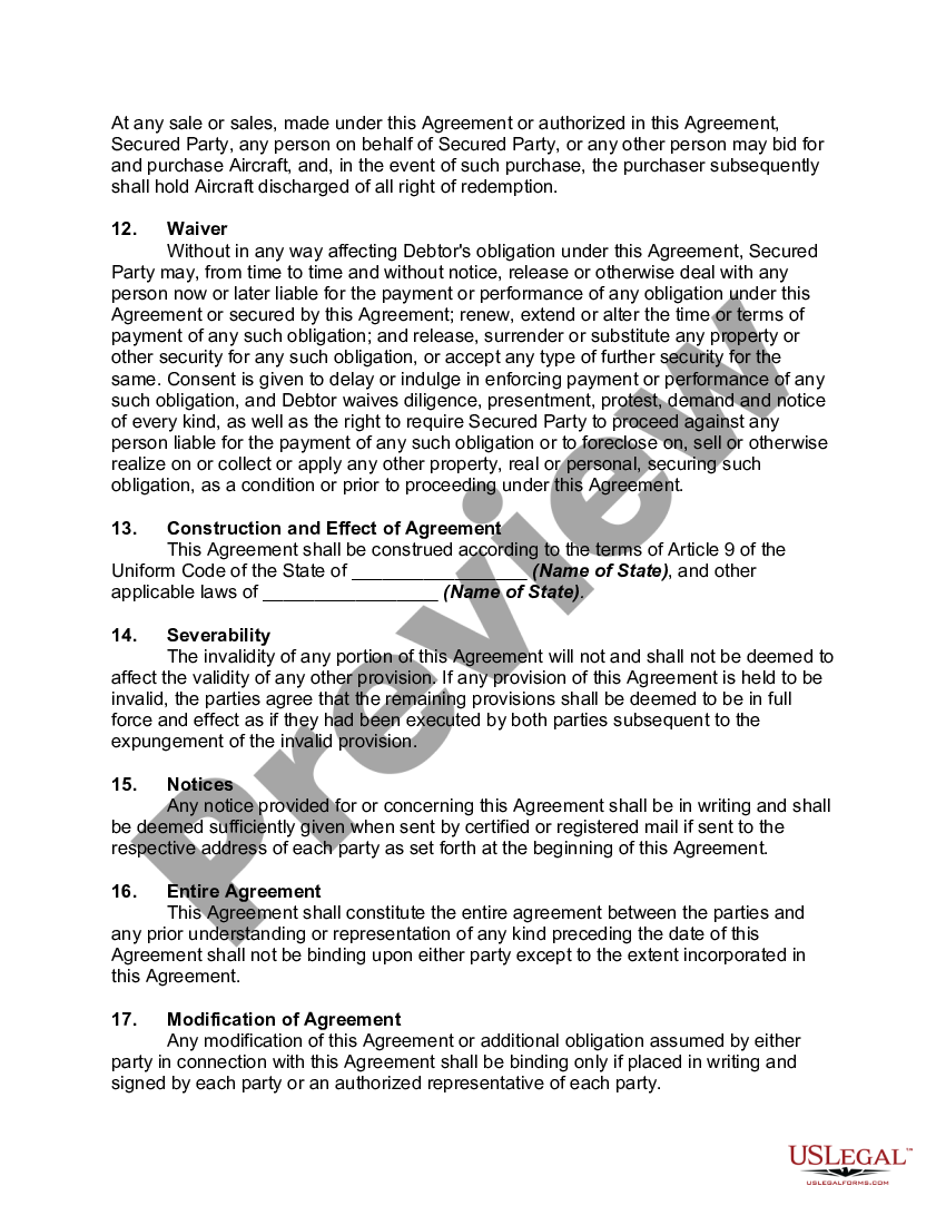 maryland-security-agreement-regarding-aircraft-and-equipment-aircraft