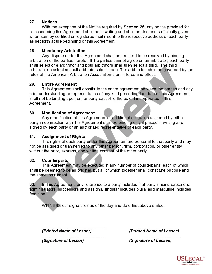 Get Lease of Unfurnished House with Move In and Move Out Inspection Report, Pet and Military Clause Preview Lease of Unfurnished House with Move In and Move Out Inspection Report, Pet and Military Clause