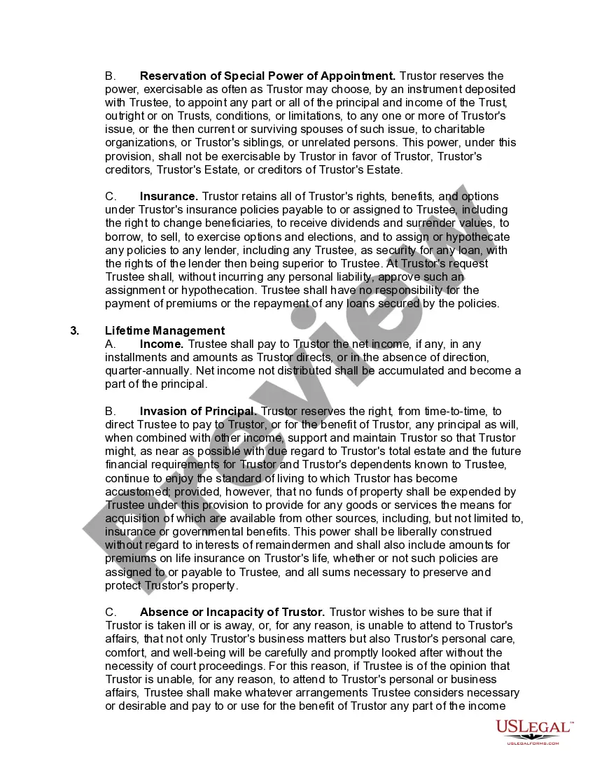 Get Marital Deduction Trust - Trust A and Bypass Trust B Preview Marital Deduction Trust - Trust A and Bypass Trust B