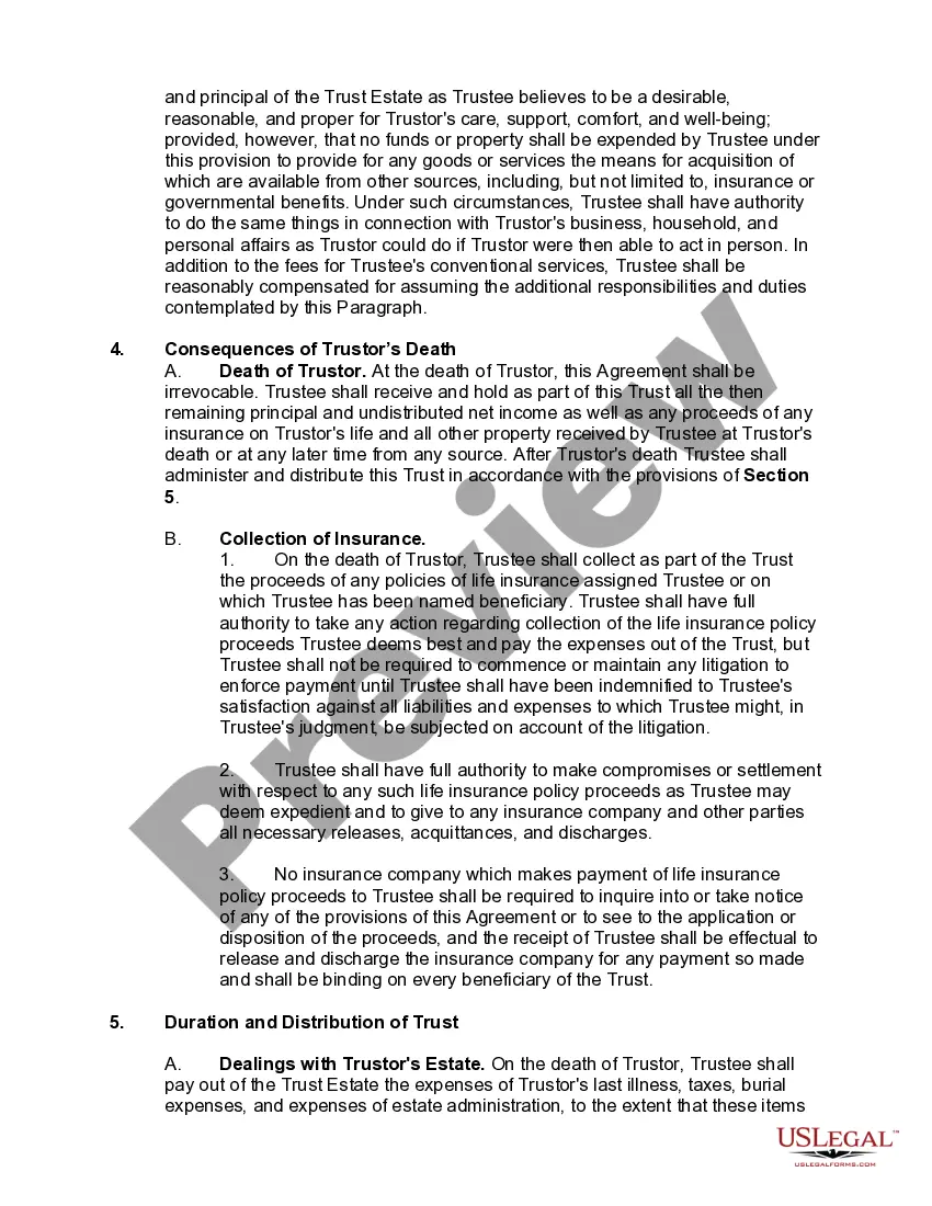Get Marital Deduction Trust - Trust A and Bypass Trust B Preview Marital Deduction Trust - Trust A and Bypass Trust B