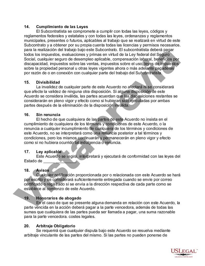 Preview Acuerdo con subcontratista para realizar servicios de remoción de nieve