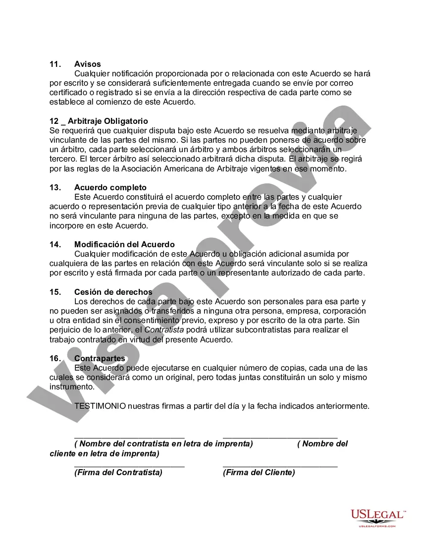 Preview Contrato de Limpieza de Viviendas, Garajes y Edificios de Almacenamiento de Indeseables y Residuos