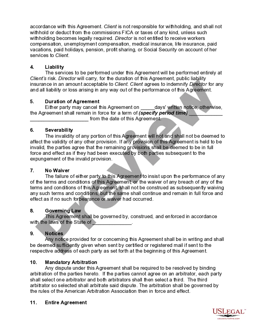 Get Agreement with Activities Director and Companion for Seniors Preview Agreement with Activities Director and Companion for Seniors