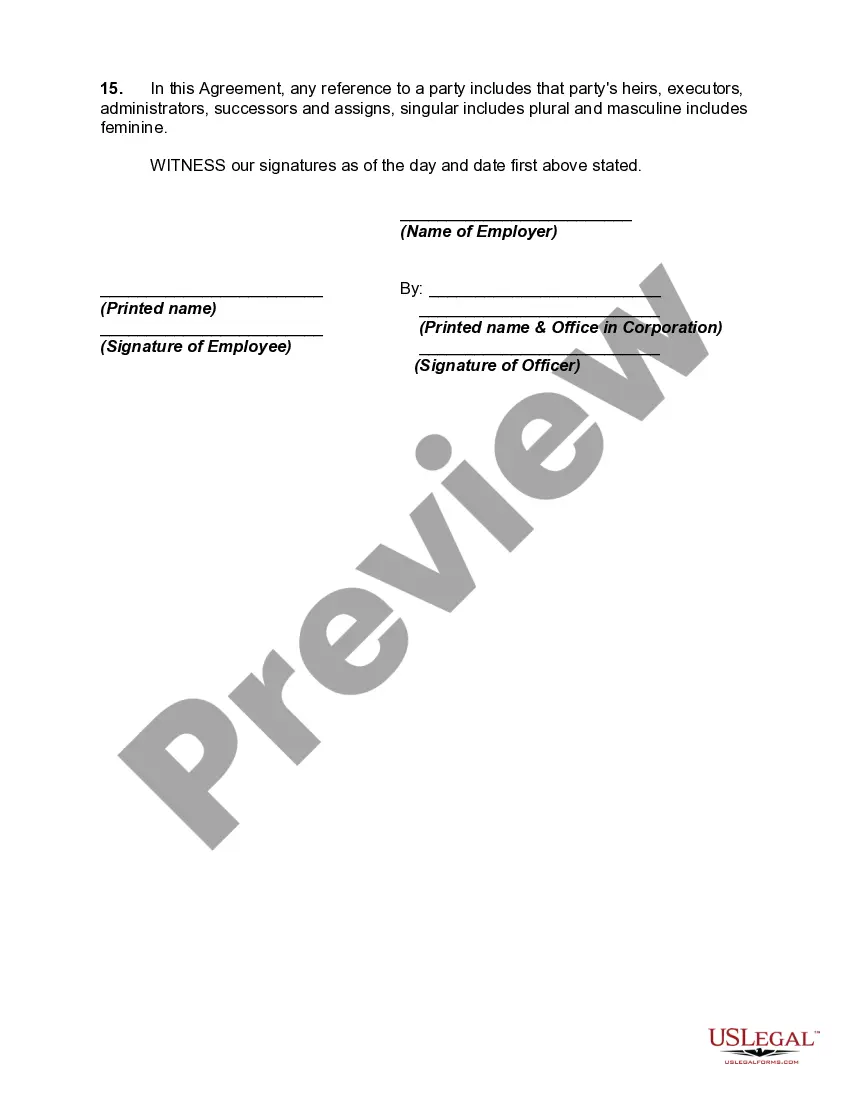 Preview Confidentiality and Noncompetition Agreement with Mechanic