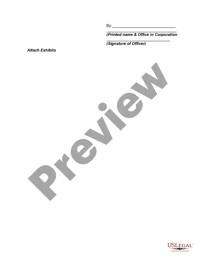 Preview Offer to Purchase Assets of a Corporation