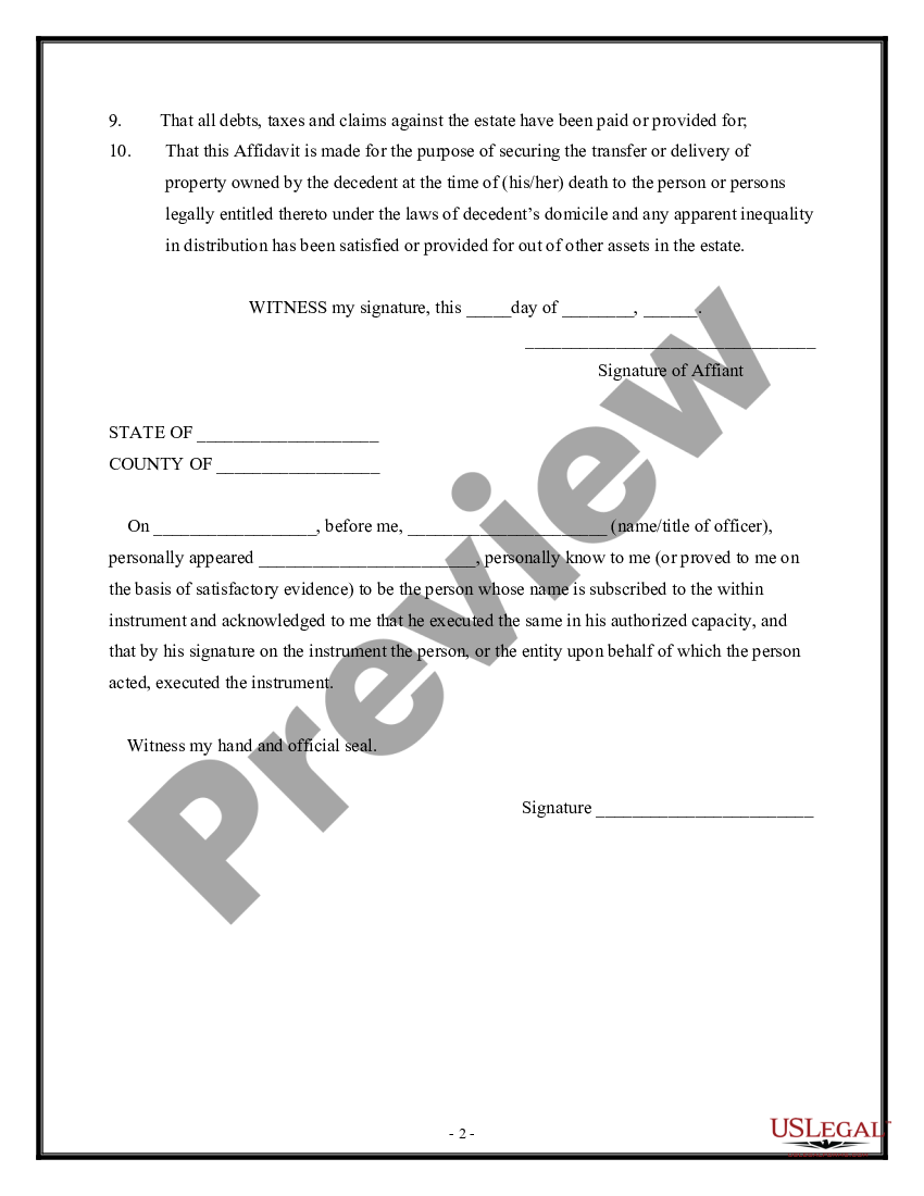 do affidavits need to be notarized wisconsin