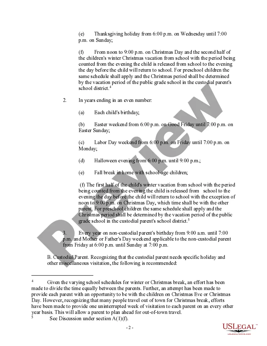 Get Visitation Guidelines Preview Visitation Guidelines