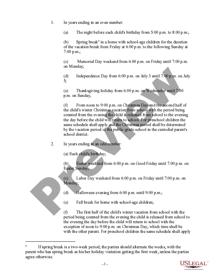 Get Visitation Guidelines Preview Visitation Guidelines