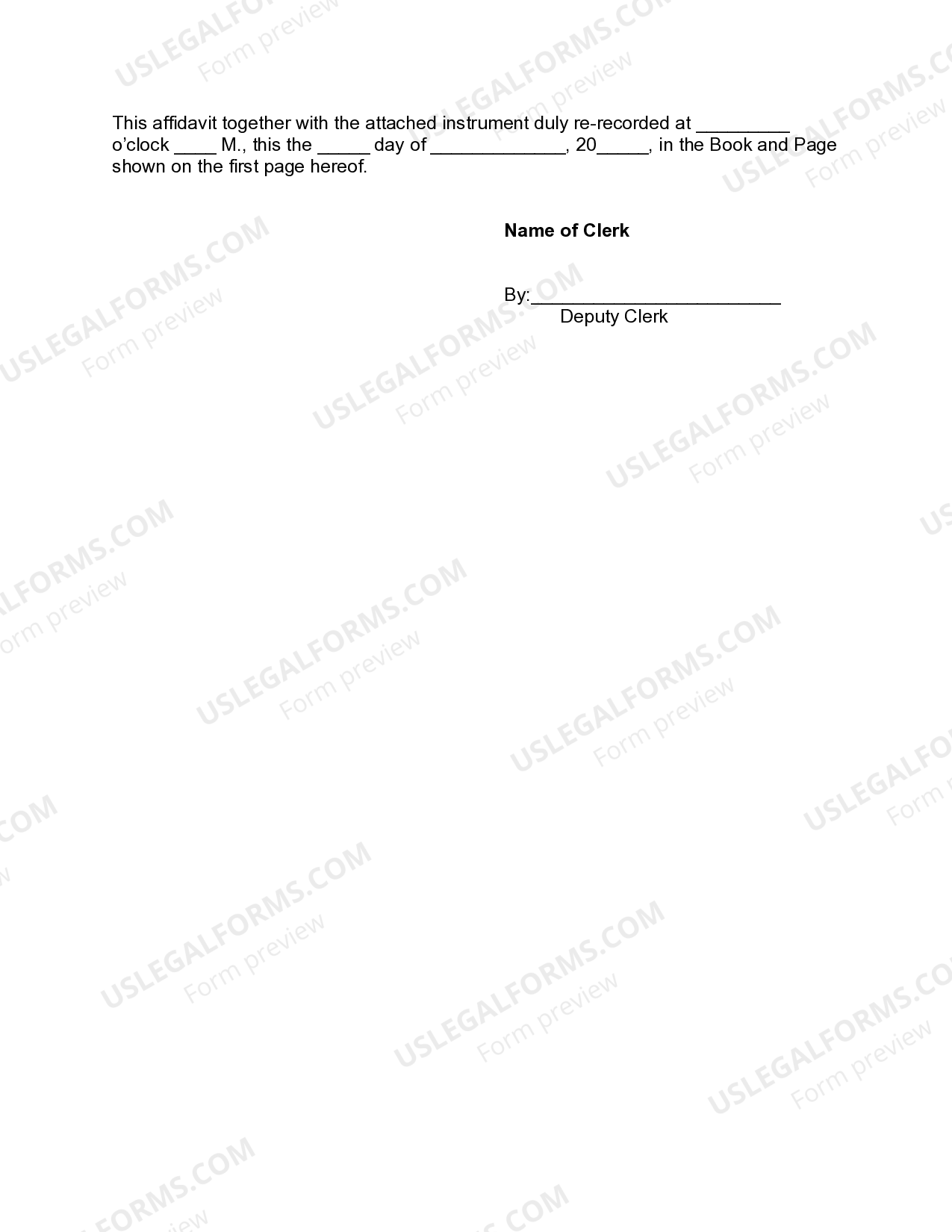 Scrivener's Error in Deed | US Legal Forms